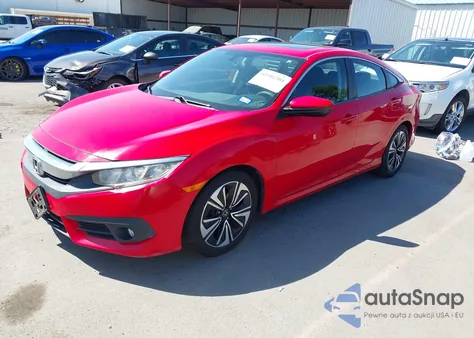 2017 Honda Civic Ex-T из США, поврежденный, VIN 2HGFC1F39HH638135